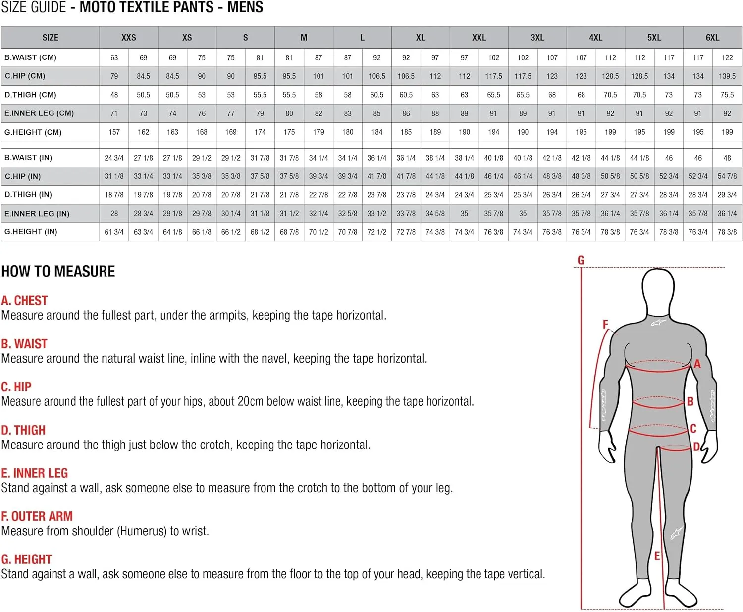 Alpinestars C-1 Air Pants, Lightweight & Ventilated, Touring & Commuting Motorcycle Pants for City Riders