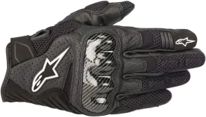 Alpinestars Men's SMX-1 Air v2 Motorcycle Riding Glove, Black, 2X-Large