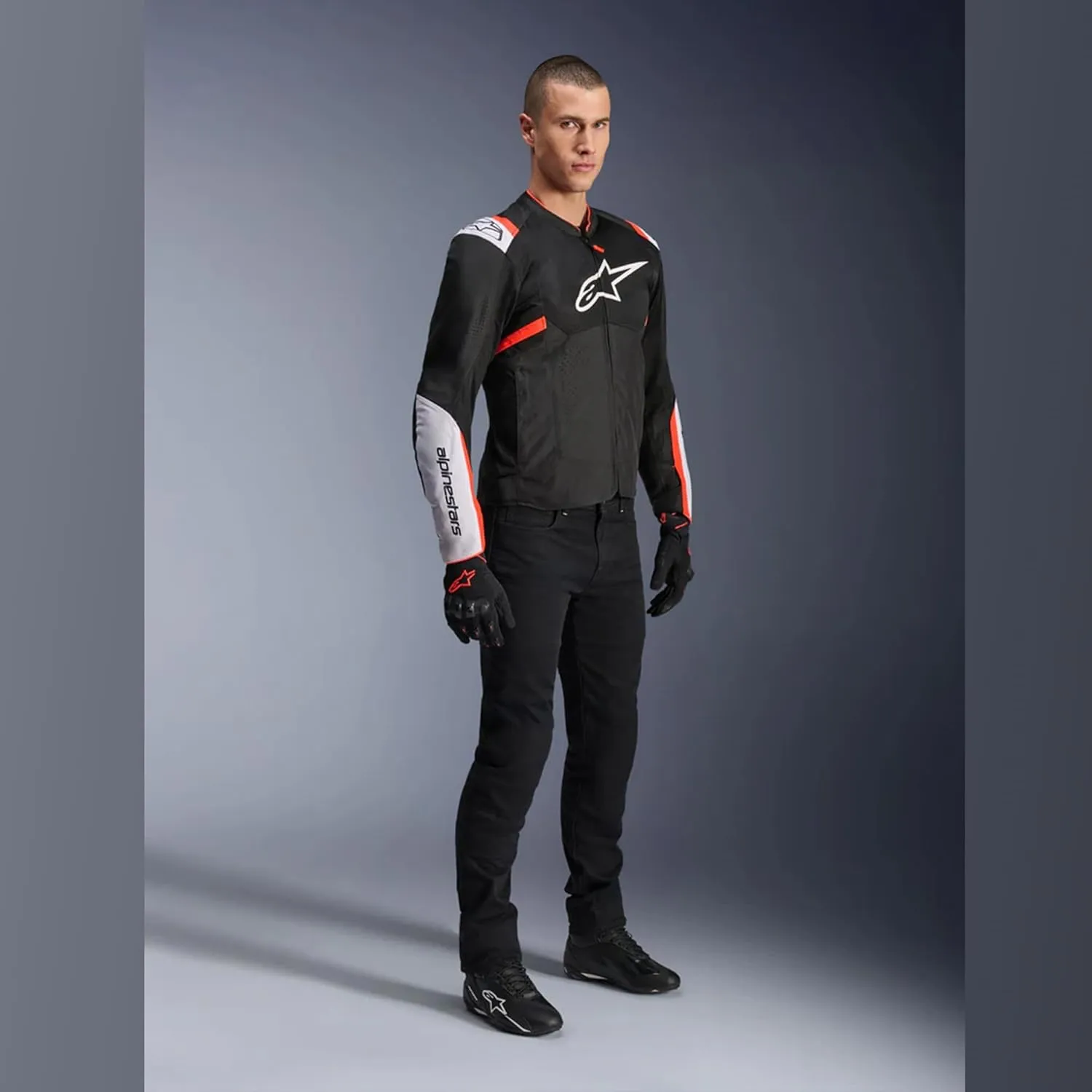 Alpinestars T SPS Air V2 Motorcycle Jacket Lightweight Mesh Ventilated, Sport Fit Tech Air