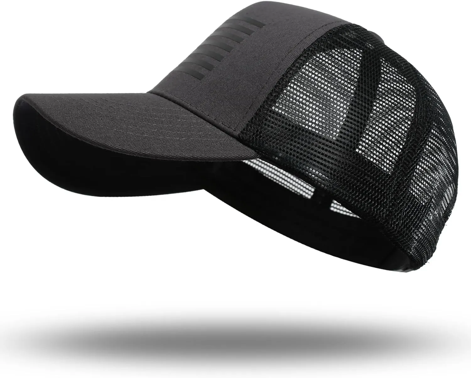 American Flag Trucker Hat - Snapback Hat, Baseball Cap for Men Women - Breathable Mesh Side, Adjustable Fit - for Casual Wear