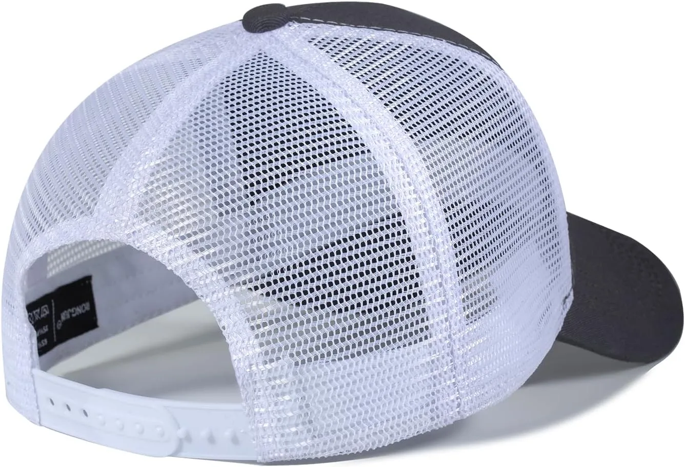 American Flag Trucker Hat - Snapback Hat, Baseball Cap for Men Women - Breathable Mesh Side, Adjustable Fit - for Casual Wear
