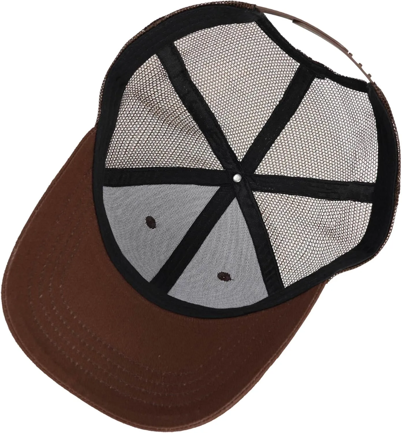 American Flag Trucker Hat - Snapback Hats for Men Women Baseball Cap - Breathable Mesh & Adjustable Fit for Casual Wear