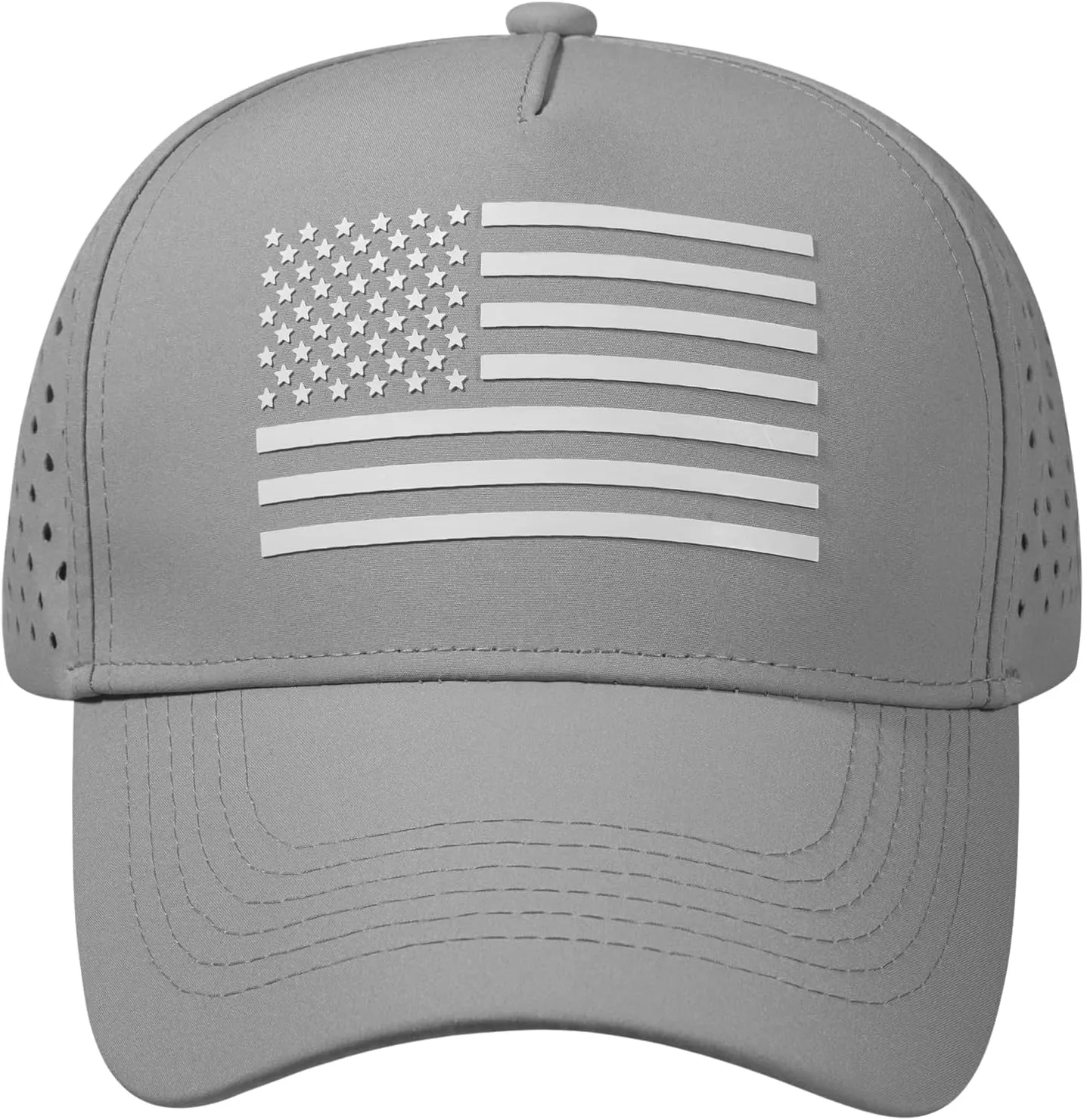 American Flag Trucker Hats, Waterproof Baseball Cap for Men Women, Quick-Dry Mesh Breathable Adjustable Fit Snapback Hat