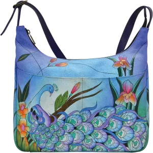 Anna by Anuschka Medium Shopper Bag, Midnight Peacock