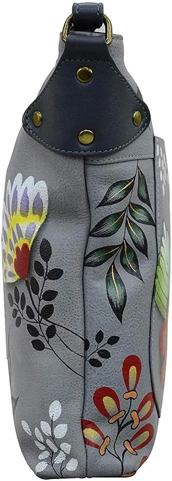 Anna by Anuschka Women's Hand Painted Genuine Leather Convertible Tote