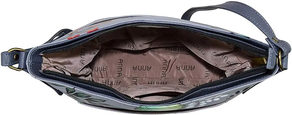 Anna by Anuschka Women's Hand Painted Genuine Leather Convertible Tote