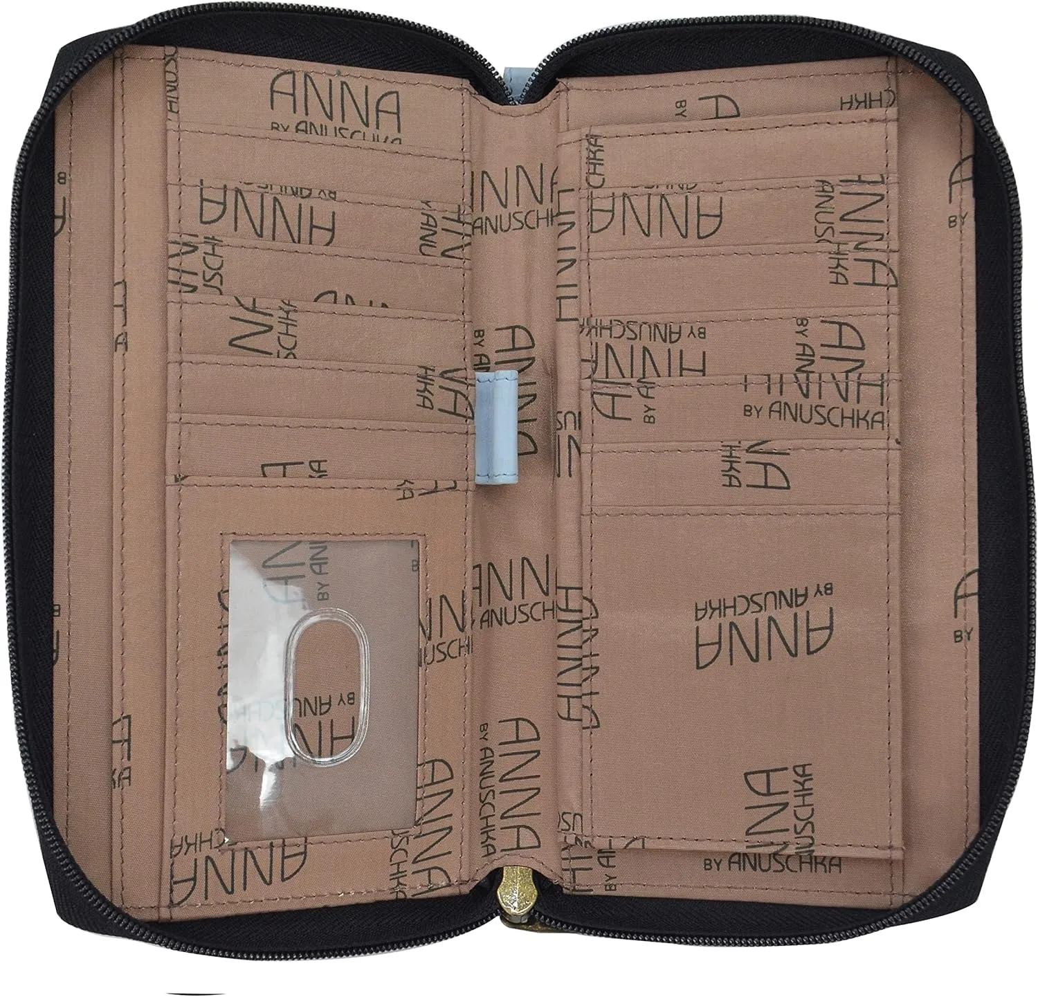 Anna by Anuschka Women's Hand-Painted Genuine Leather Wristlet Organizer