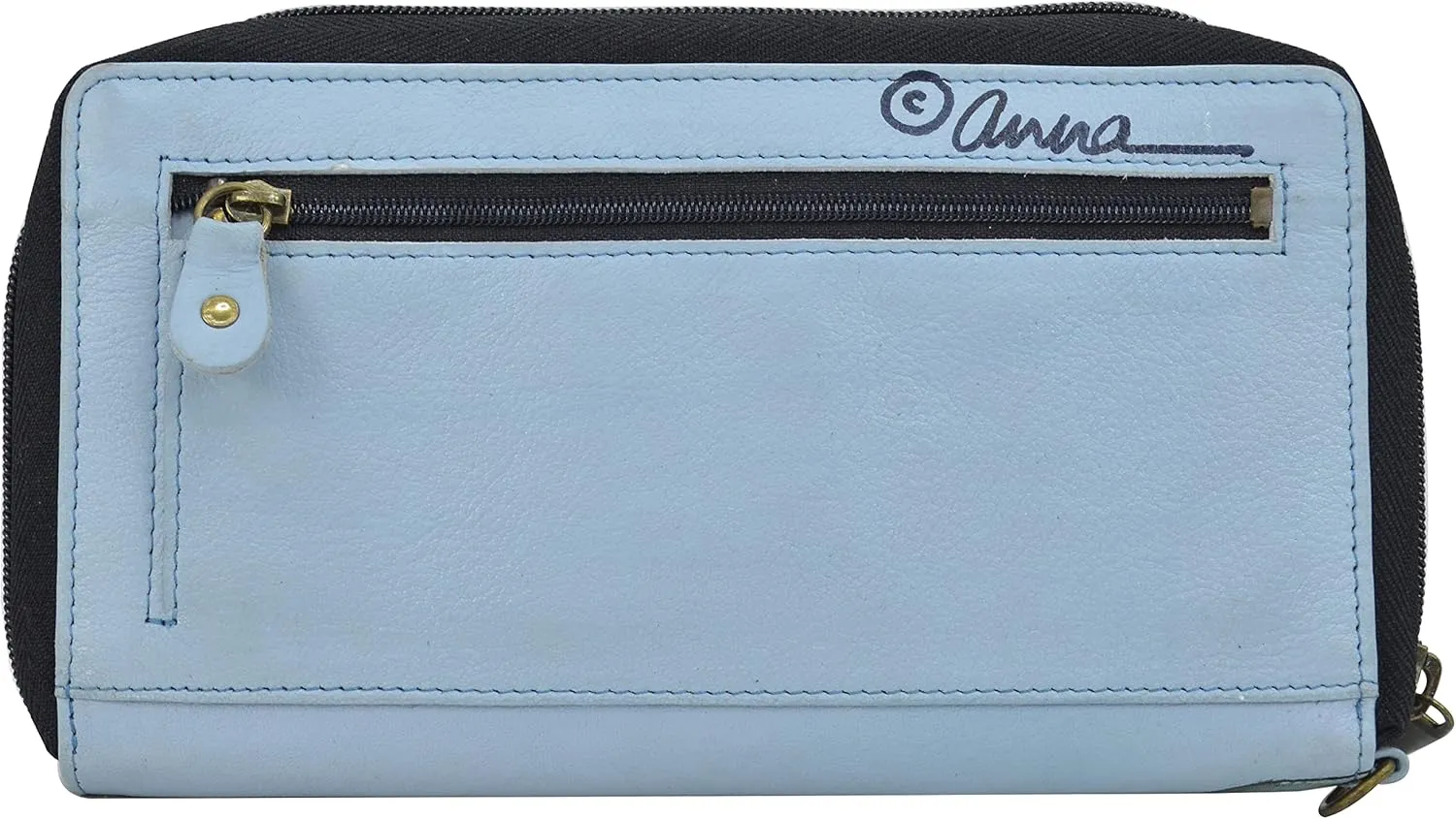 Anna by Anuschka Women's Hand-Painted Genuine Leather Wristlet Organizer