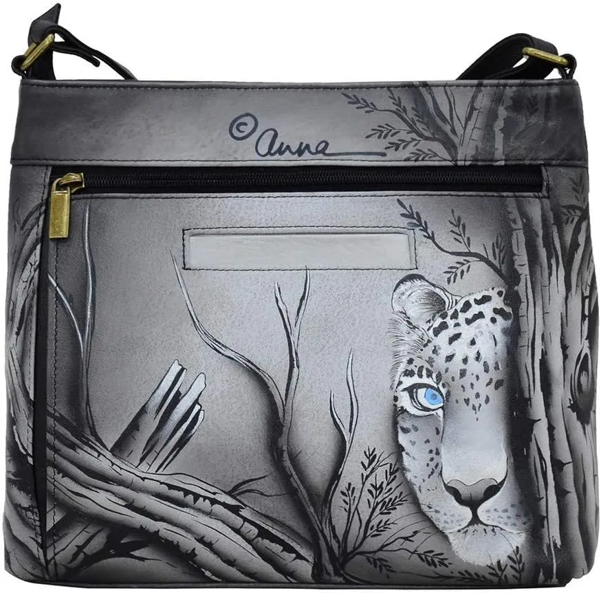 Anna by Anuschka Women's Hand-Painted Leather Organizer Crossbody