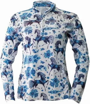 Anni Lyn Sportswear Women's Ventilated Long Sleeve Sun Shirt
