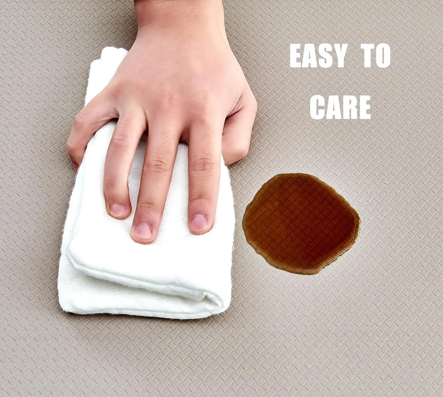 Anti Fatigue Kitchen Rugs Kitchen Mats for Floor,Cushioned Non-Slip Waterproof Ergonomic Comfort Rug Standing Mat for Kitchen,Doing Dishes,Floor,Home,Office,Sink,Laundry,Beige,17.3"x60"