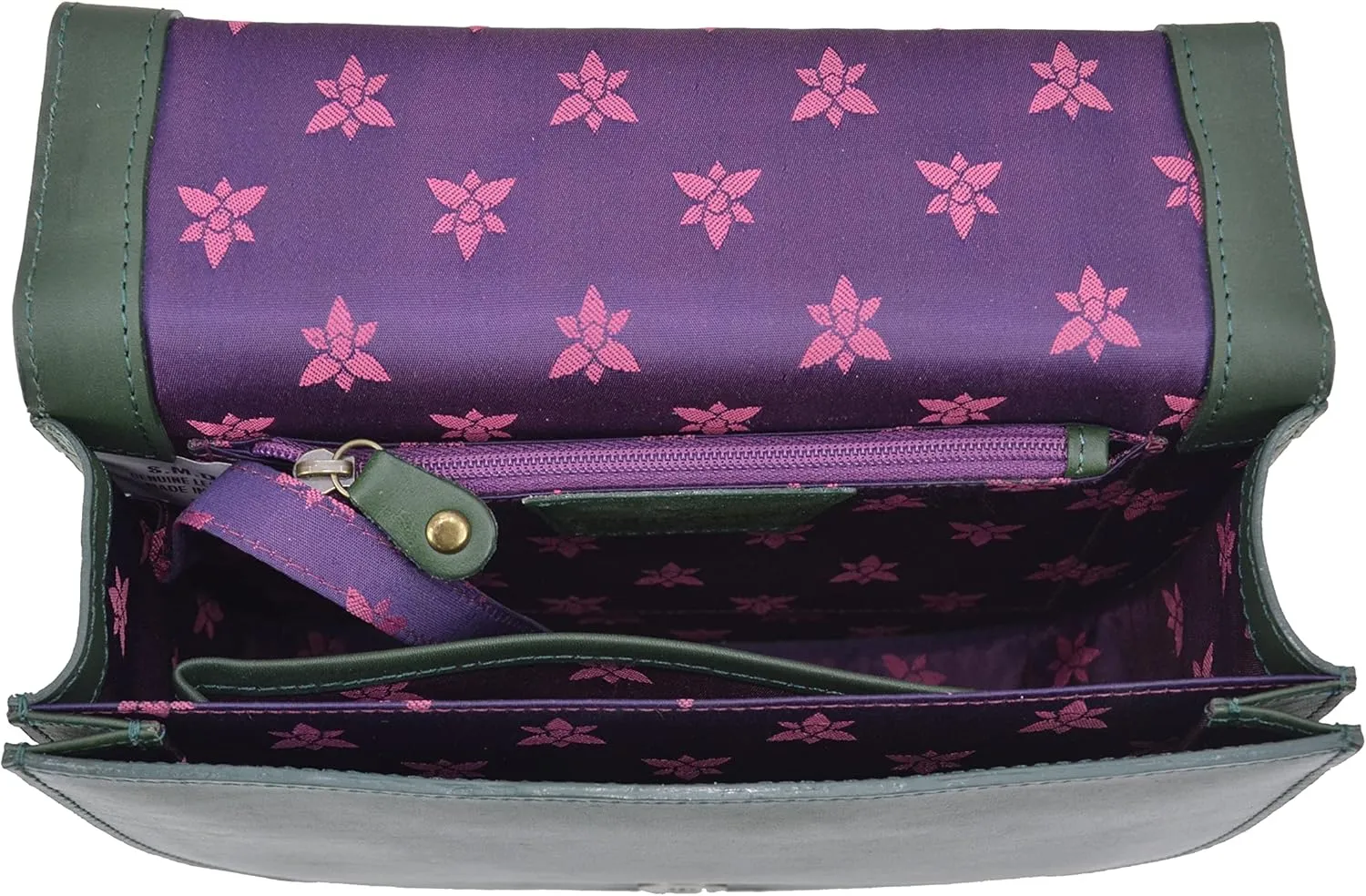 Anuschka Women's Original Head-Painted Leather Small Flap Crossbody