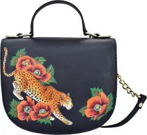 Anuschka Women's Original Head-Painted Leather Small Flap Crossbody