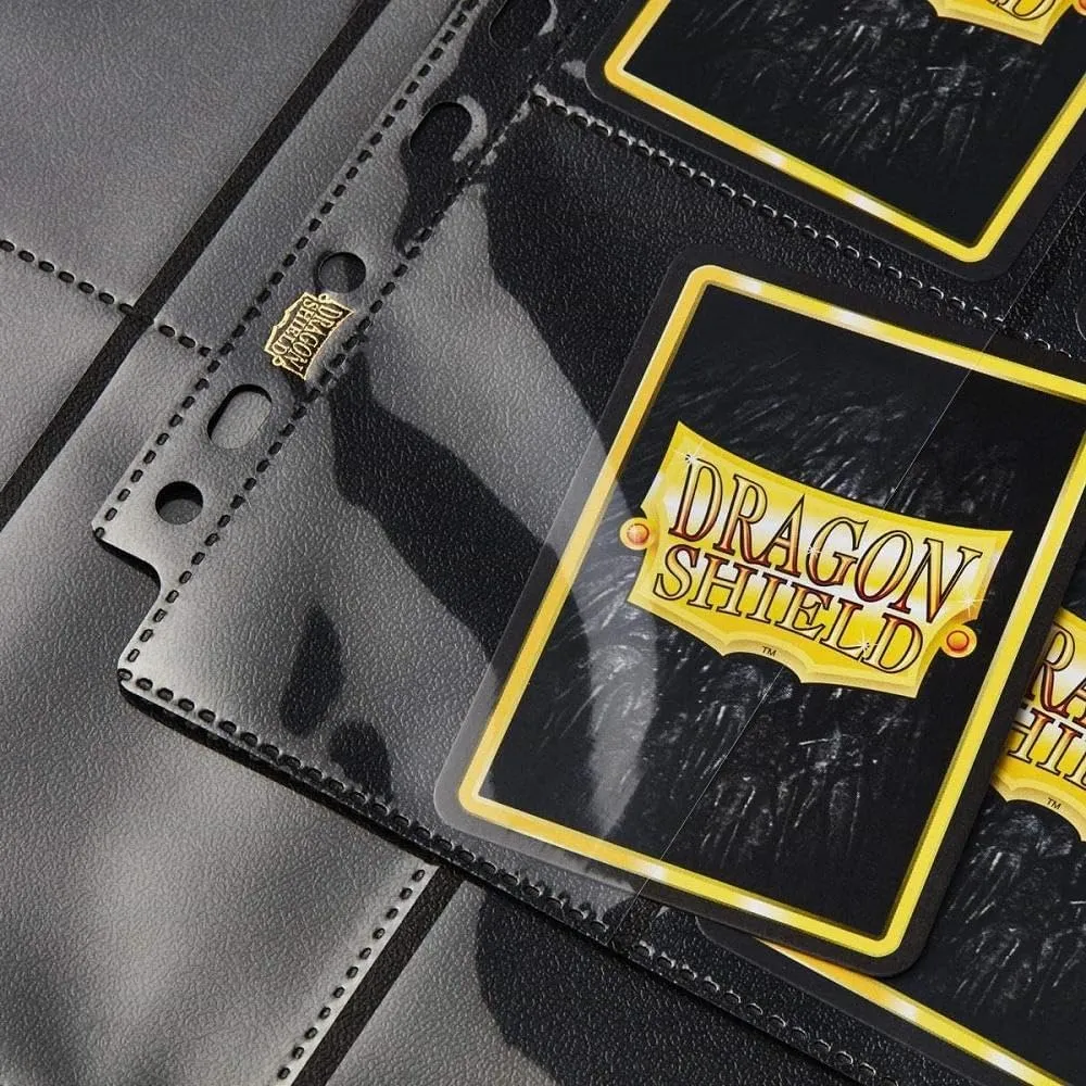 Arcane Tinmen AT-10301 Portfolio: Dragon Shield 18-Pocket Collectors Black (50)