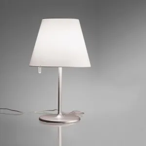 Artemide Melampo Table Lamp for Furniture, Dining, Home Decor, Bedroom, Living Room, Office Lighting - Grey