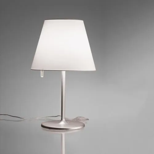 Artemide Melampo Table Lamp for Furniture, Dining, Home Decor, Bedroom, Living Room, Office Lighting - Grey