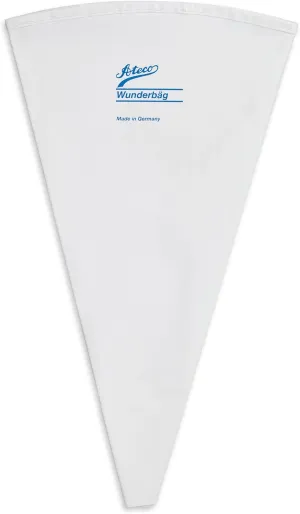 Ateco Wunderbag Decorating Bag, 16-Inch, Reusable, Professional Grade & Heavy Duty Construction, White