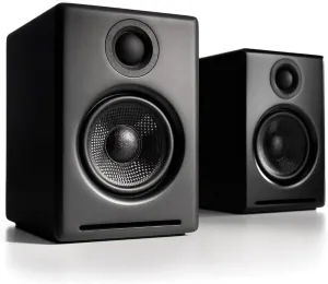 Audioengine A2  Desktop 24 Bit Wireless Bluetooth Desktop Speakers - 60W Computer Speakers for Music and Gaming