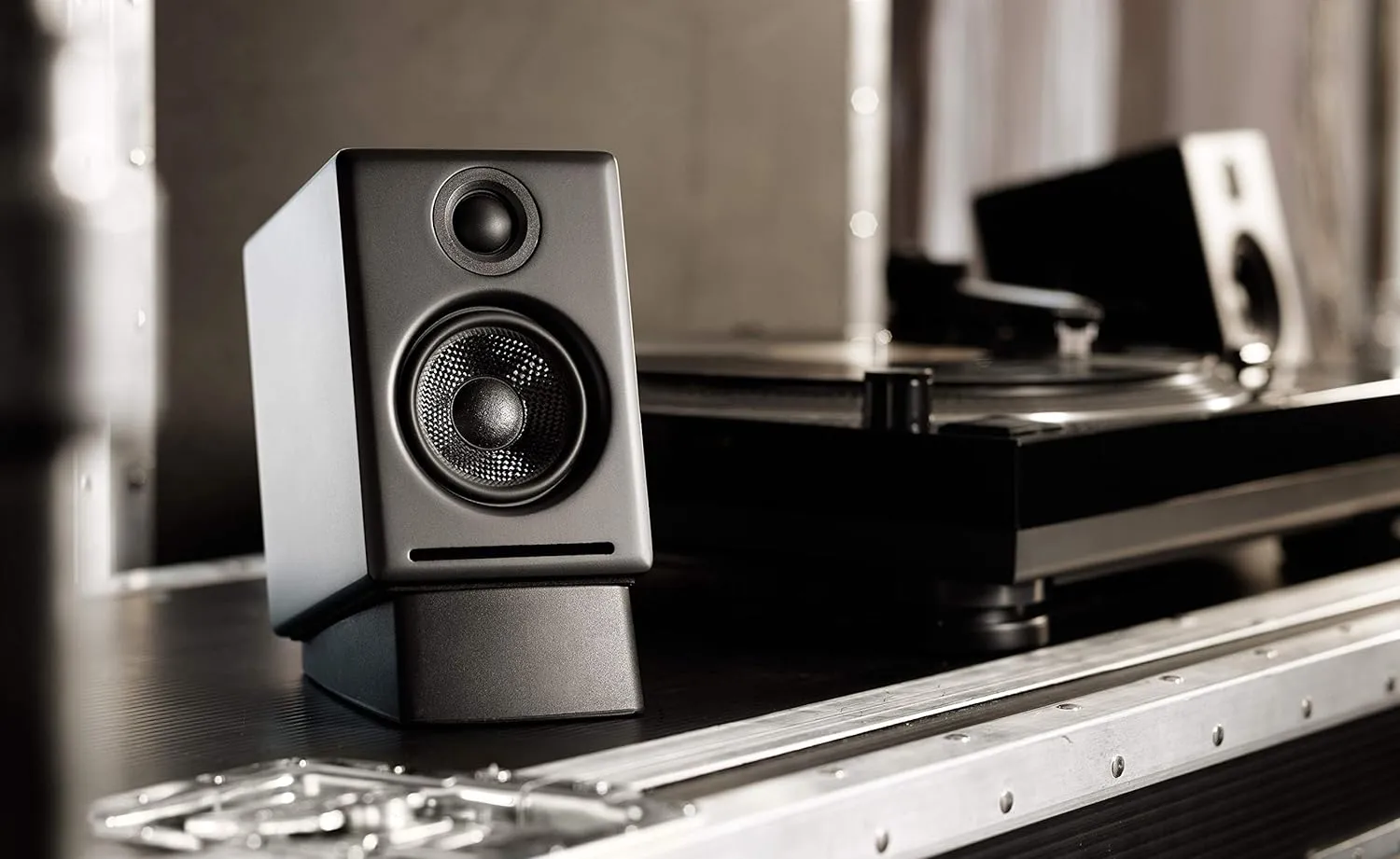 Audioengine A2  Desktop 24 Bit Wireless Bluetooth Desktop Speakers - 60W Computer Speakers for Music and Gaming