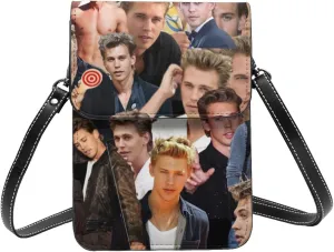 Austin Butler Collage Small Cell Phone Purse Fashion Mini Crossbody Bags With Strap Adjustable Handba For Women Black