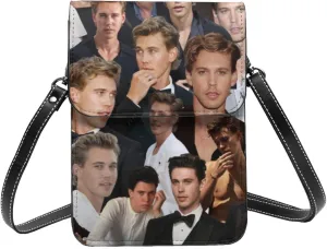 Austin Butler Collage Small Cell Phone Purse Fashion Mini Crossbody Bags With Strap Adjustable Handba For Women Black