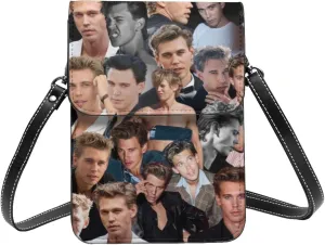 Austin Butler Collage Small Cell Phone Purse Fashion Mini Crossbody Bags With Strap Adjustable Handba For Women Black