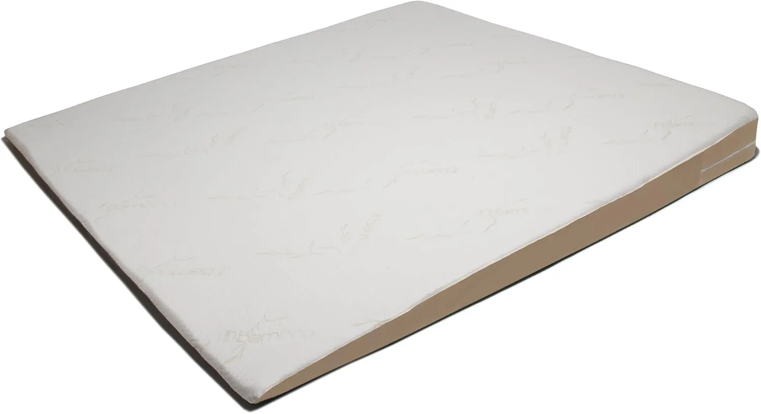 Avana Inclined Memory Foam Mattress Topper Wedge Pillow with Cooling Tencel Rayon Cover, King-Size