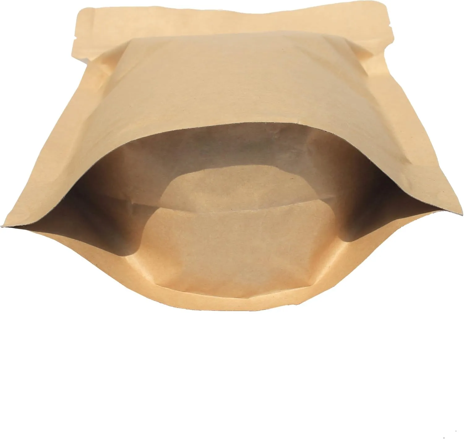AwePackage Barrier Kraft Paper Stand up Zipper Coffee Pouch Bags with Aroma Degassing Valve (25, 8 Oz)