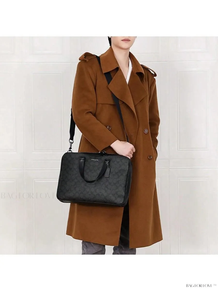 BagForLove - Large Laptop Messenger Bag in Signature Canvas