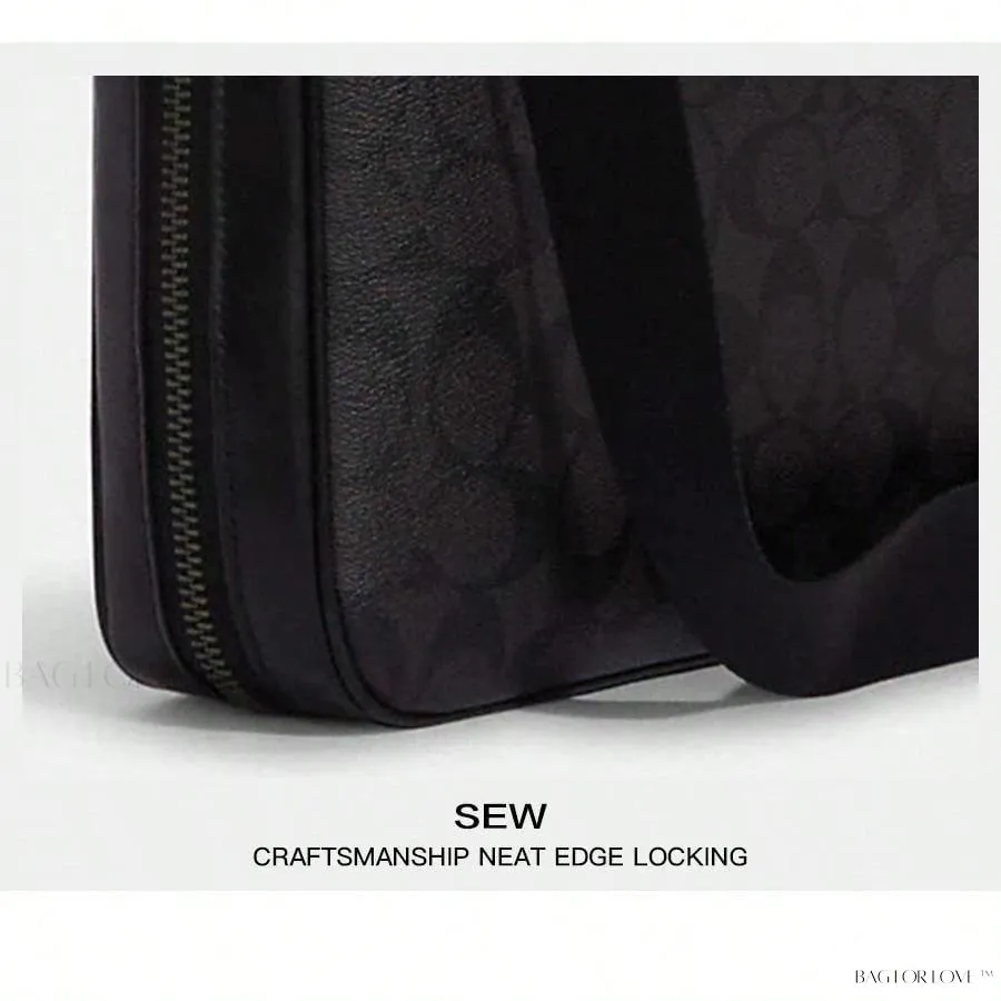 BagForLove - Large Laptop Messenger Bag in Signature Canvas