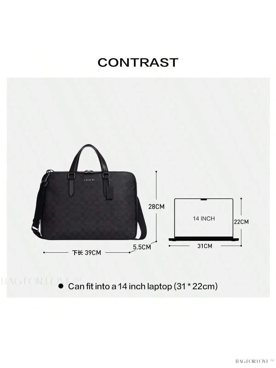 BagForLove - Large Laptop Messenger Bag in Signature Canvas