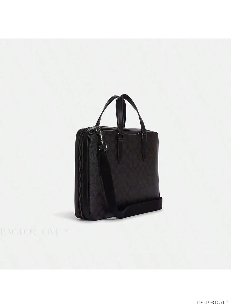 BagForLove - Large Laptop Messenger Bag in Signature Canvas