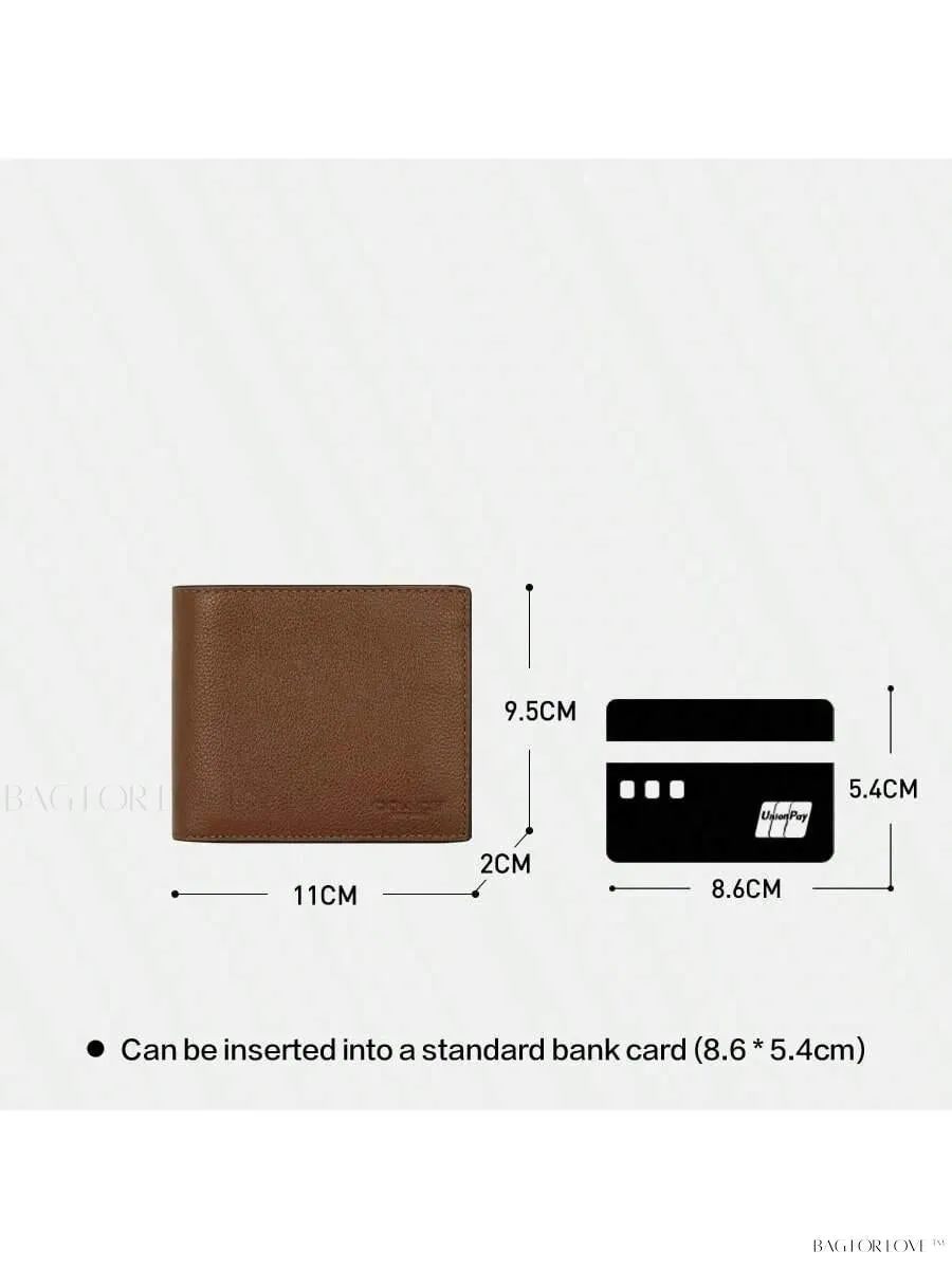 BagForLove - Short Folded Leather Wallet with Detachable Card Slot