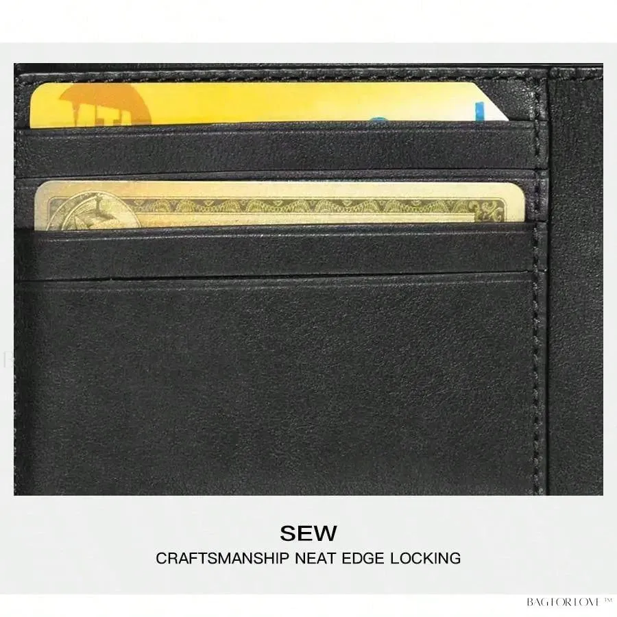 BagForLove - Short Folded Leather Wallet with Detachable Card Slot