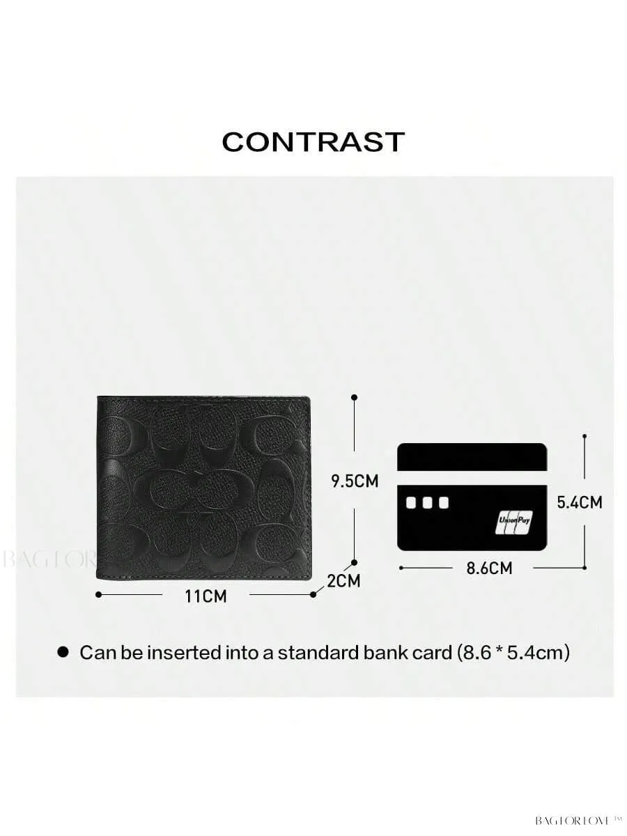 BagForLove - Short Folded Leather Wallet with Detachable Card Slot