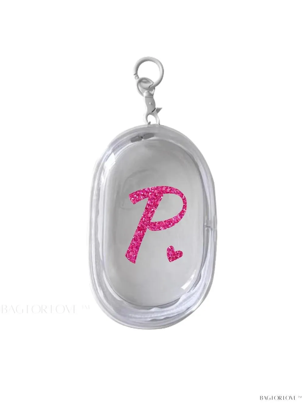BagForLove - Transparent Travel Essentials Pouch with Zipper Closure