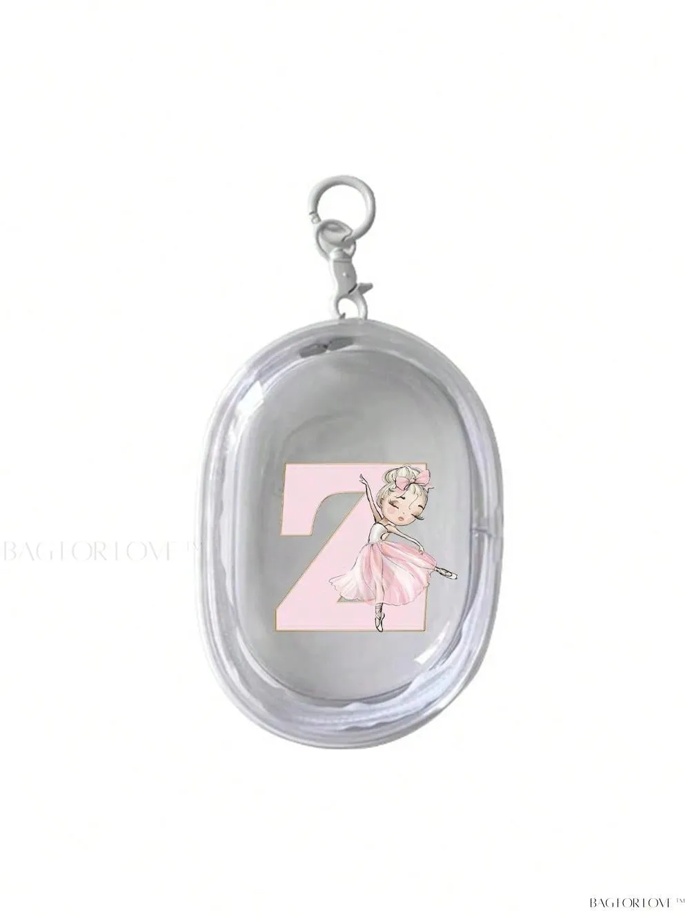 BagForLove - Transparent Travel Essentials Pouch with Zipper Closure