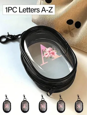 BagForLove - Transparent Travel Essentials Pouch with Zipper Closure