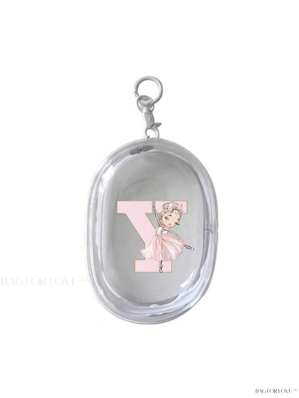 BagForLove - Transparent Travel Essentials Pouch with Zipper Closure