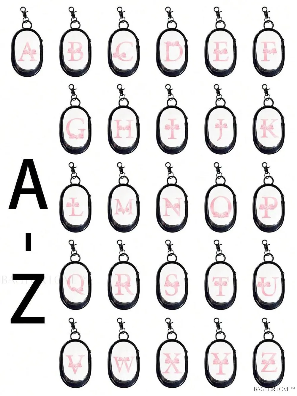 BagForLove - Transparent Travel Essentials Pouch with Zipper Closure