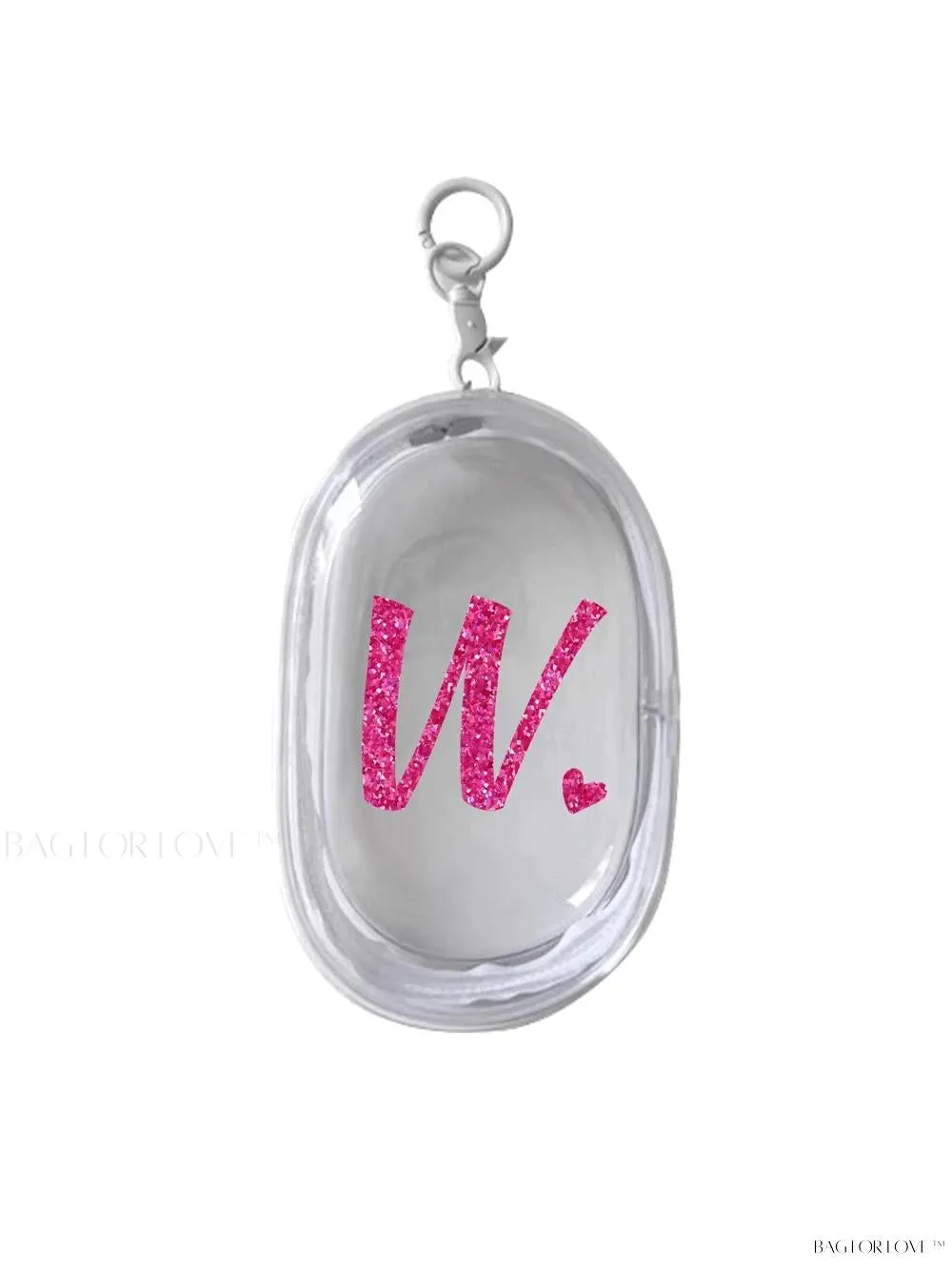 BagForLove - Transparent Travel Essentials Pouch with Zipper Closure