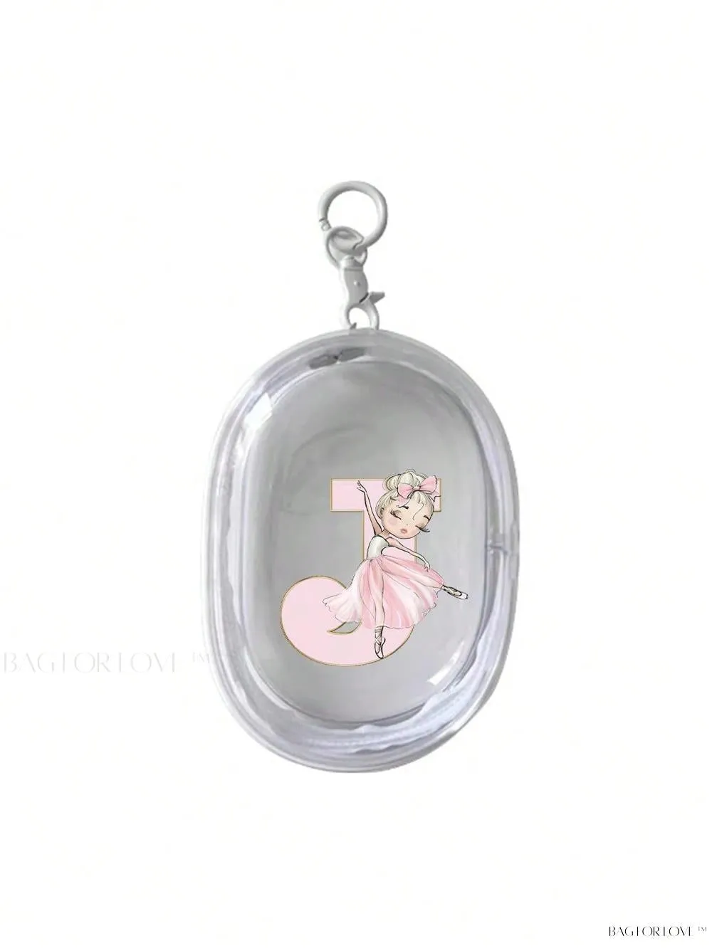 BagForLove - Transparent Travel Essentials Pouch with Zipper Closure