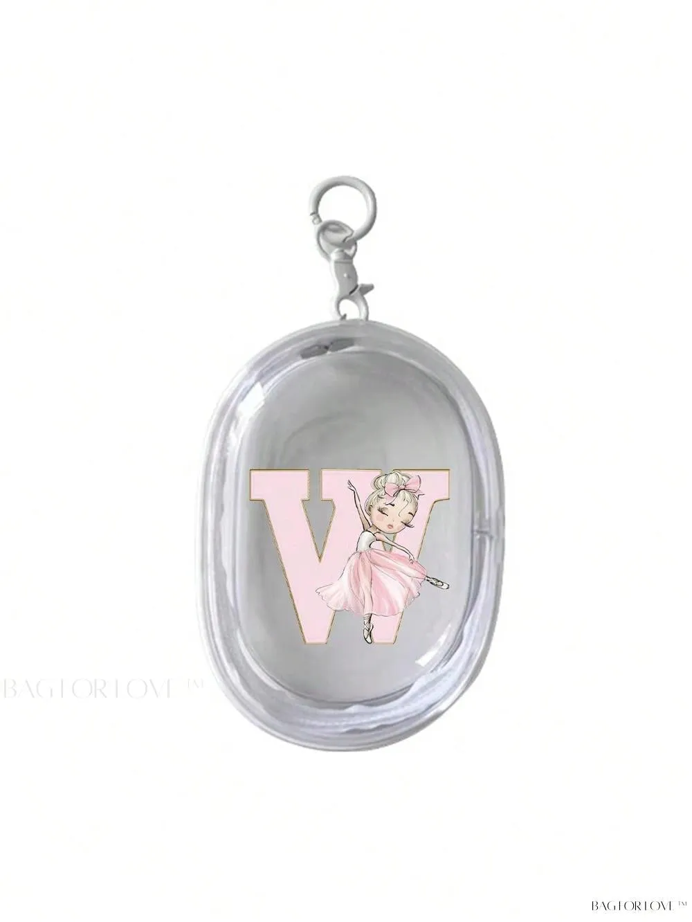 BagForLove - Transparent Travel Essentials Pouch with Zipper Closure