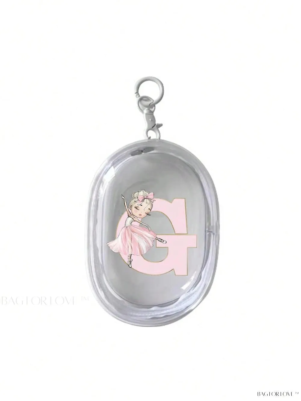 BagForLove - Transparent Travel Essentials Pouch with Zipper Closure