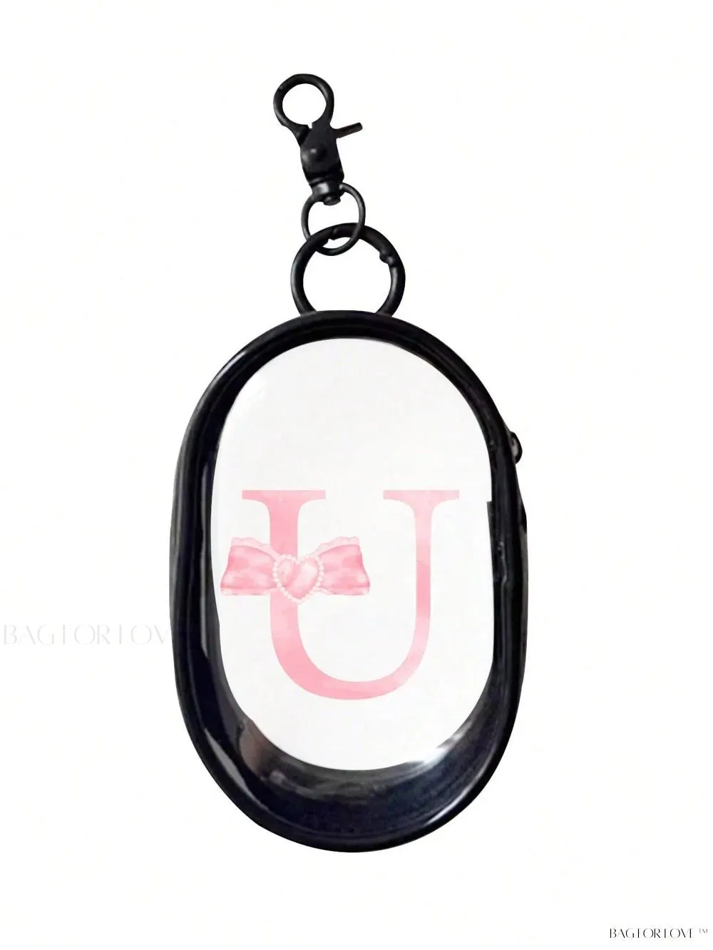 BagForLove - Transparent Travel Essentials Pouch with Zipper Closure
