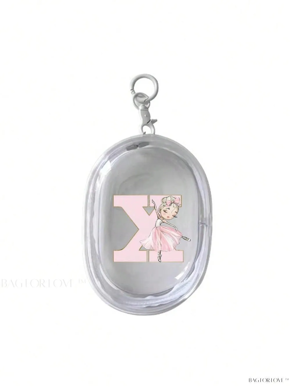 BagForLove - Transparent Travel Essentials Pouch with Zipper Closure