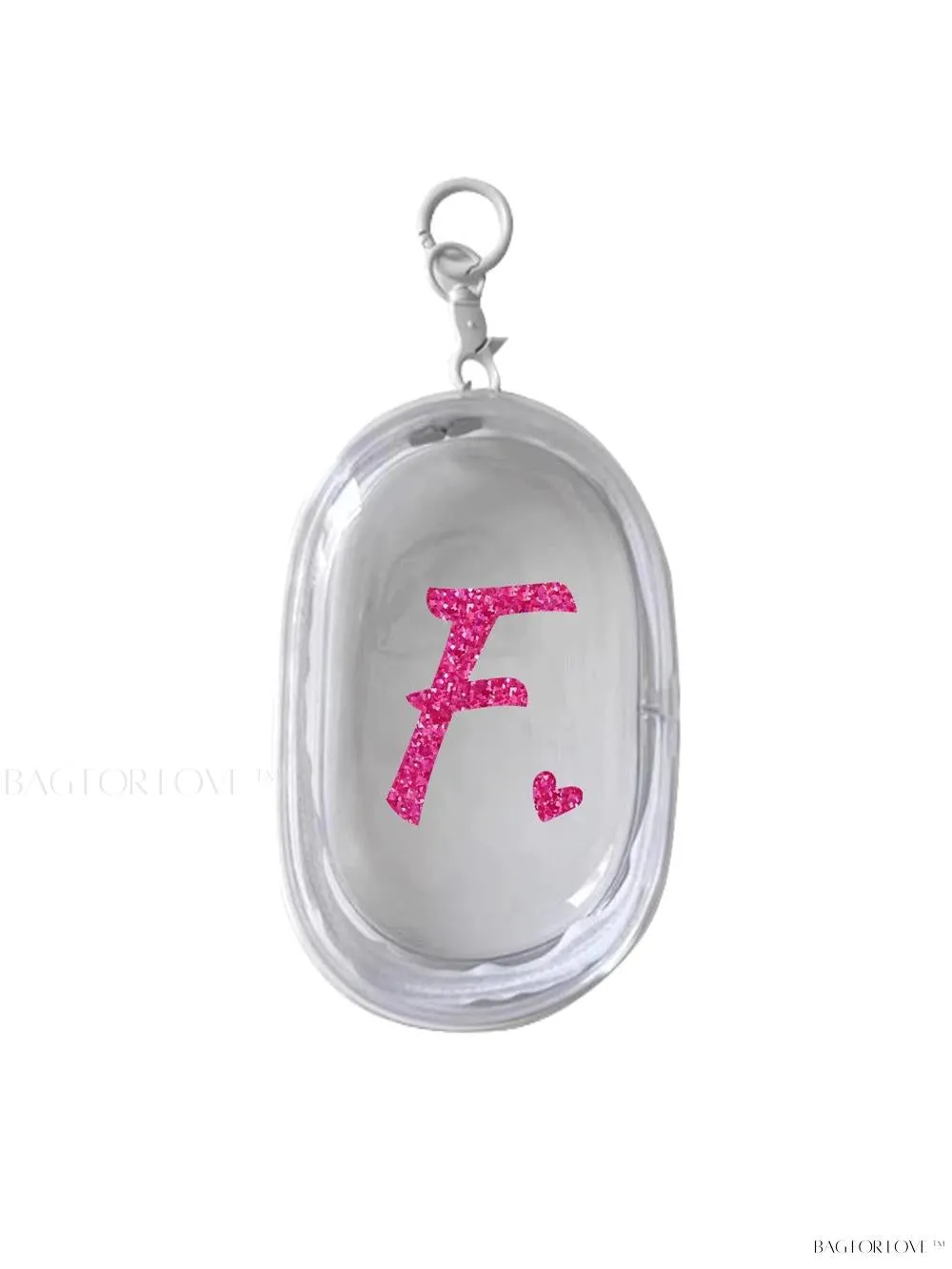 BagForLove - Transparent Travel Essentials Pouch with Zipper Closure