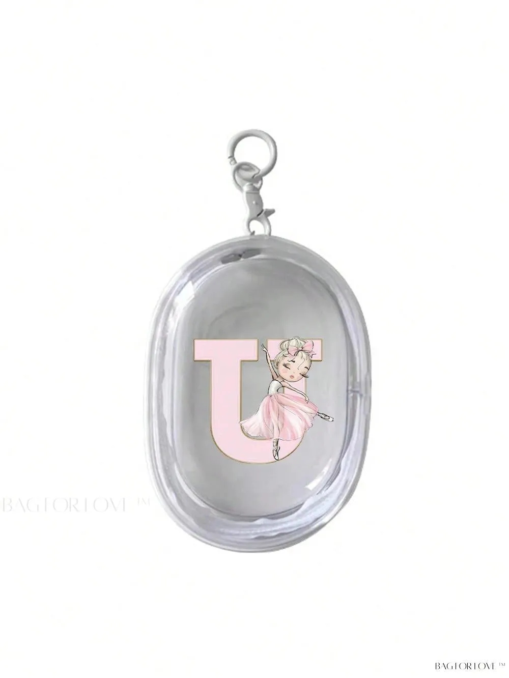 BagForLove - Transparent Travel Essentials Pouch with Zipper Closure