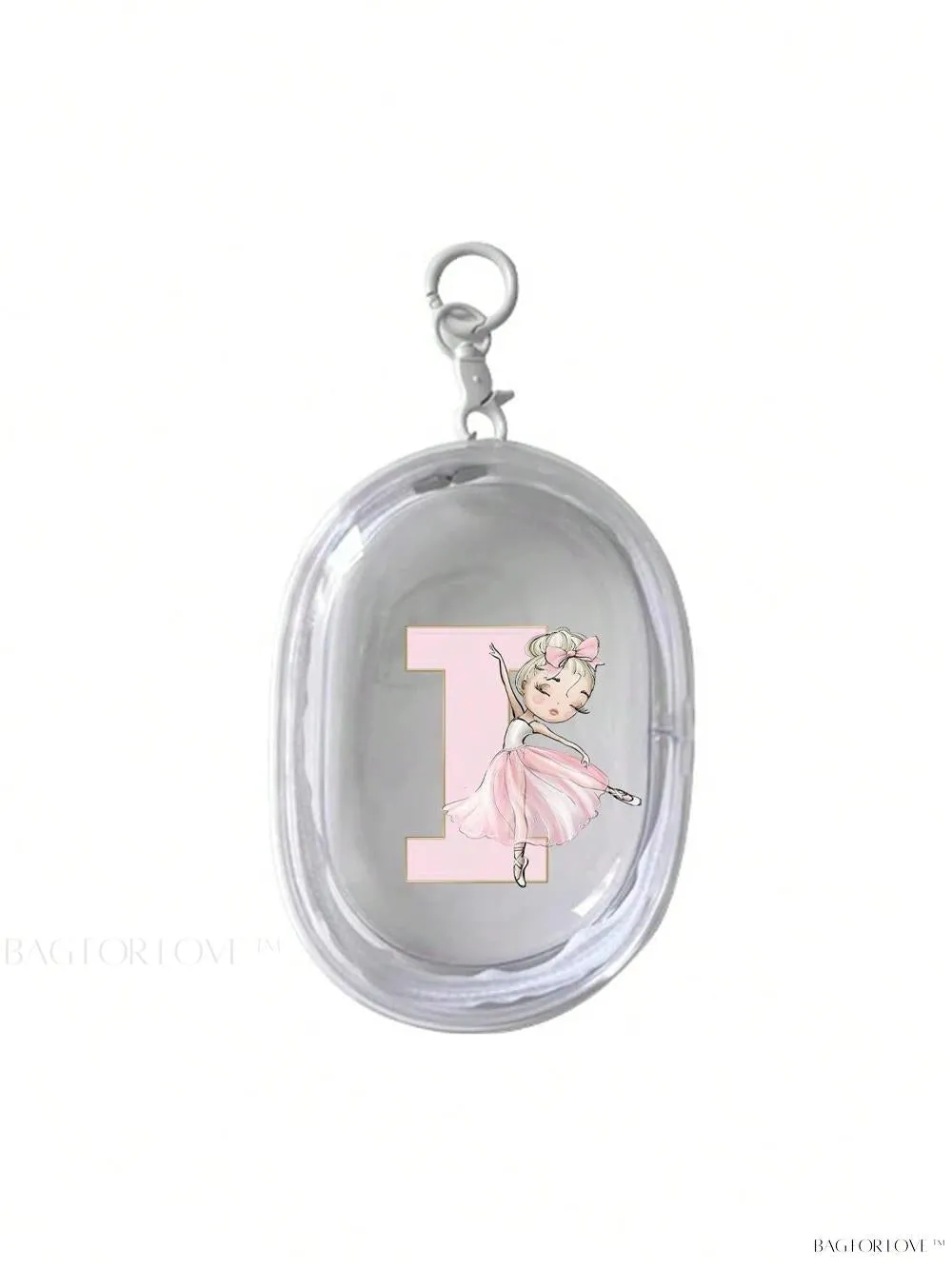 BagForLove - Transparent Travel Essentials Pouch with Zipper Closure