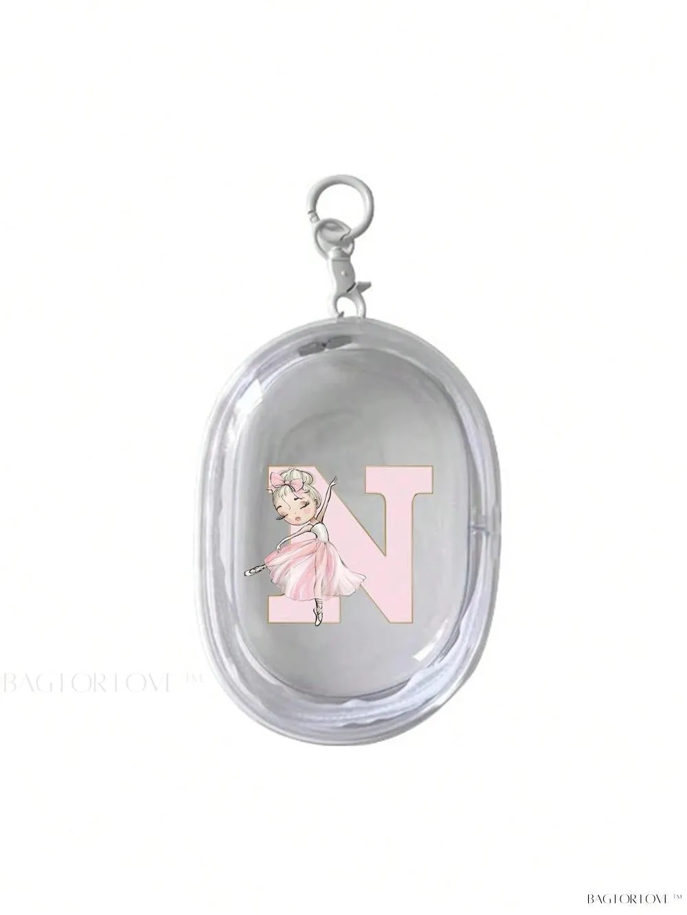 BagForLove - Transparent Travel Essentials Pouch with Zipper Closure